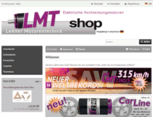 Tablet Screenshot of lehner-shop.com